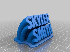 smith de la oficina personalizado 3d print model - Mito3D