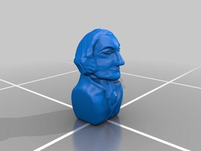 george washington busto las esculturas el presidente presidencial dc 3d print model - Mito3D