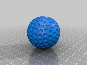 pelota de golf juegos y juguetes 3d print model - Mito3D