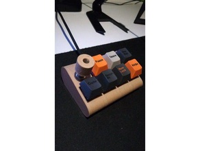 mecánica macro de la junta equipo macropad interruptor mecánico teclado codificador rotatorio el 3d print model - Mito3D