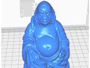 créature black lagoon bouddha w les mains de la télévision des films collection sculptures le buste remix statue 3d print model - Mito3D
