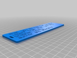 stephen covey quote organization customized 3d print model - Mito3D