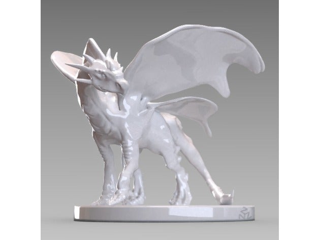 faerie dragon v1 Spiele baldurs gate Kreatur dnd Miniatur vertraut fey feywild magic mini malen der pet tabletop tabletop-gaming tabletop-Rollenspiel 3D print model - Mito3D