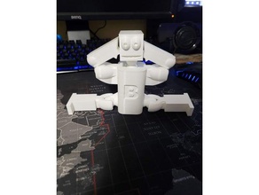 brouwer bot Modell-Roboter 3dmodel artikuliert Figur die Artikulation Spaß Modell Roboter - Spielzeug 3d print model - Mito3D