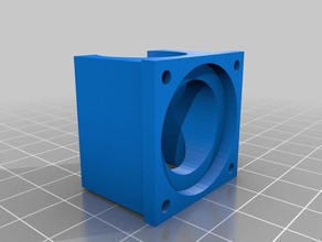 my customized hotend duct cooler generator 22mm 3d printer parts 3d print model - Mito3D