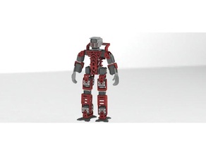 robot humanoide la robótica 3d print model - Mito3D