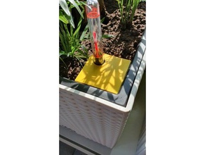 lechuza cubico de 40 a 50 água cap exterior e jardim 3d print model - Mito3D