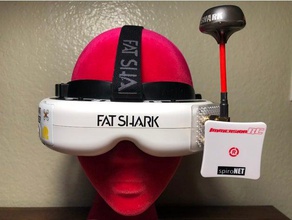 fat shark fan kapağı kayışı monte edin r c araçlar 3d print model - Mito3D
