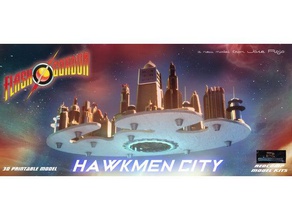 hawkmen city models 3d print model - Mito3D