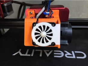 cr10s pro fan duct 3d printer parts cr-10s creality 3d print model - Mito3D