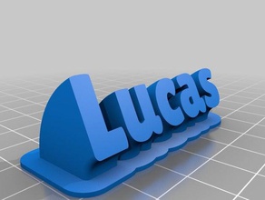 lucas office customized 3d print model - Mito3D