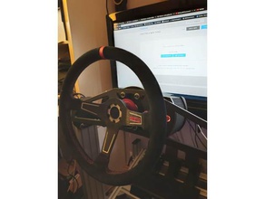 fanatec adapter emulator diy csl elite quick release simline simracing steering wheel 3d print model - Mito3D