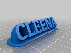 cleena office customized 3d print model - Mito3D