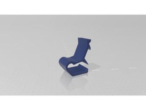 küçük tasarımcı sandalye 3d baskı 3d print model - Mito3D