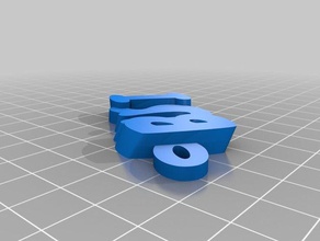 busi personalized keychains customized 3d print model - Mito3D