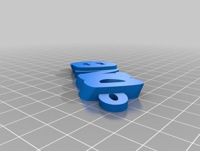 dineo personalized keychains customized 3d print model - Mito3D