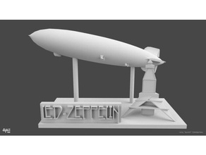 led zeppelin 1 lbum de impressão 3d ready figura A 3d print model - Mito3D