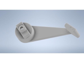 thetford curve toilet flush handle replacement parts 3d print model - Mito3D
