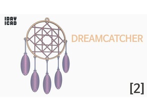1day 1cad dreamcatcher 2 1cad 1day 1day1cad dramcatcher dream interior product 3d print model - Mito3D