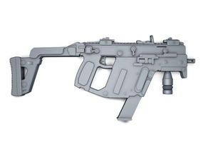 kriss vector juegos de video detallada arma fuego la ametralladora modelo guerra 3d print model - Mito3D