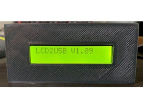 lcd 1602 case remix gadgets friendlyarm matrix 3d print model - Mito3D