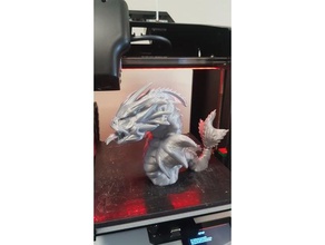 sea snake art animal dragon figurine pokemon 3d print model - Mito3D