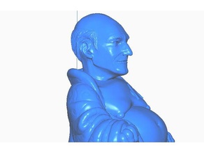 kaptan picard Buda star trek koleksiyonu heykeller büstü jean-luc remix heykel 3d print model - Mito3D