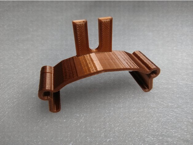 sliding bridge 53mm mudguard fender mount holder sport & outdoors bike openscad slider 3D print model - Mito3D