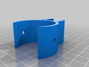 my customized cable clip parts 3d print model - Mito3D