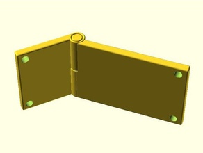 outer free hinge parts 3d print model - Mito3D