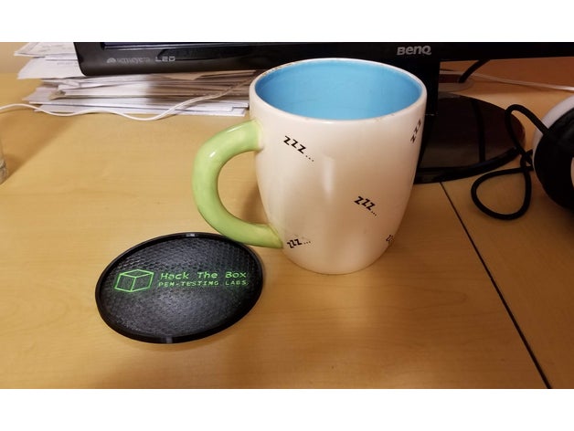 hack kutusu coaster mutfak ve yemek kahve çay 3D print model - Mito3D