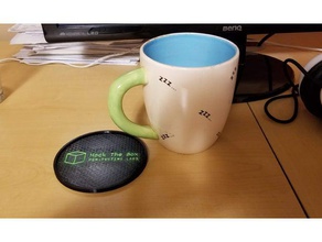 hack kutusu coaster mutfak ve yemek kahve çay 3d print model - Mito3D