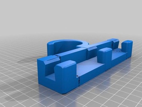 bag hanger 3-clip Haushalt 3d print model - Mito3D