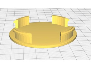 universal wheel center cap - pitch circle 60mm automotive car radnabenkappe 3d print model - Mito3D