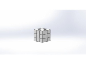 rubiks cube 3x3 puzzles 3d puzzle 3x3x3 3d print model - Mito3D