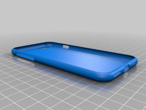 meu personalizadas de iphone 6s caso do texto em relevo telefone celular personalizado 3d print model - Mito3D