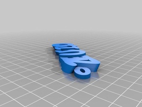 zibusiso personalized keychains customized 3d print model - Mito3D