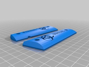 biohazard grips flipped 3d printer accessories 3d print model - Mito3D