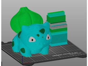 bulbasaur hd mmu multi colori video giochi pokemon 3d print model - Mito3D