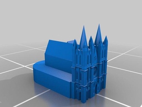 la cattedrale La stampa 3d 3d print model - Mito3D