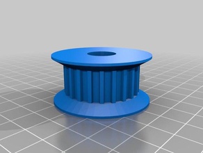 t5 flanged gears 21 30 teeth 13 mm high hole 3d printing flange gear 3d print model - Mito3D