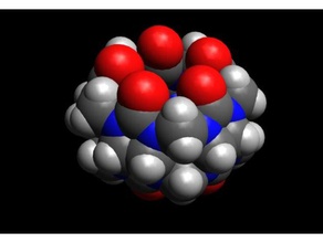 cucurbit 5 uril cucurbita Molekül Wissenschaft 3d print model - Mito3D