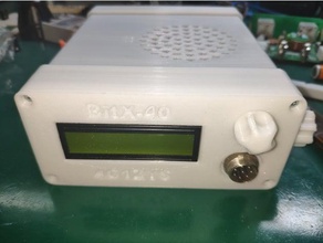 bitx40 caso l'elettronica radio amatoriale ashar bashar bitx20 ham qrp ubitx 3d print model - Mito3D