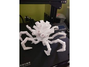 articulated octopus organic pen holder containers 3d print model - Mito3D