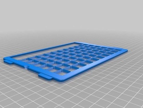 il mio 3d personalizzati stampabili blocco tastiera a griglia ipad mini 2 schiuma caso 10x60 touch chat tablet su misura 3d print model - Mito3D