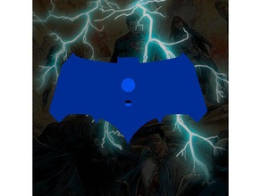 batarang Bankası 2 batman e karşı Süpermen sahne baca şapkası logosu superman sembolü vs v dc comics film logo 3d print model - Mito3D