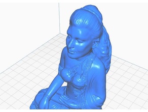 deanna troy buddha star trek collection sculptures bust remix startrek statue 3d print model - Mito3D