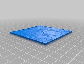 lithophane v1 2d art customized 3d print model - Mito3D