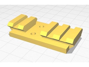 silverback mount picatinny-adapter hobby 3d print model - Mito3D