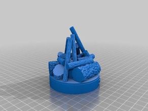 kamp kupa heykeller 3d print model - Mito3D